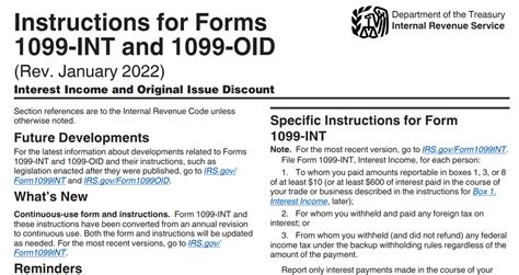 1099 Int Form 2023 - Printable Forms Free Online