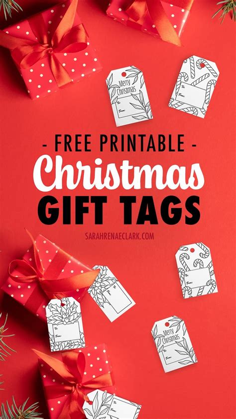 Downloadable Free Printable Gift Tags Template - Printable Templates Free