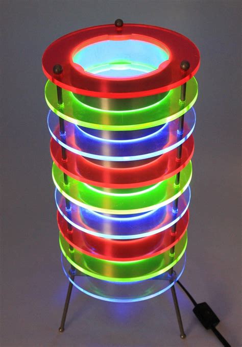 1990s Lumisource Time Tunnel Lamp Lucite Blacklight Rare - Etsy