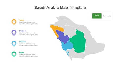 Saudi Arabia Map PowerPoint Template - SlideBazaar