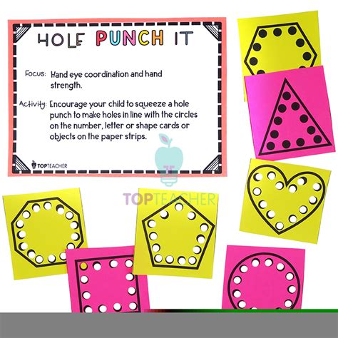 Hole Punch It Shapes | Top Teacher