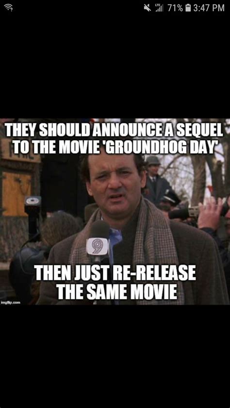 Bill Murray Groundhog Day Meme