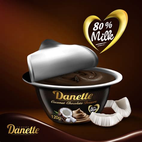 Buy Danette Dessert Coconut Chocolate Flavour 120g Online - Lulu ...