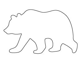 Bear Stencil