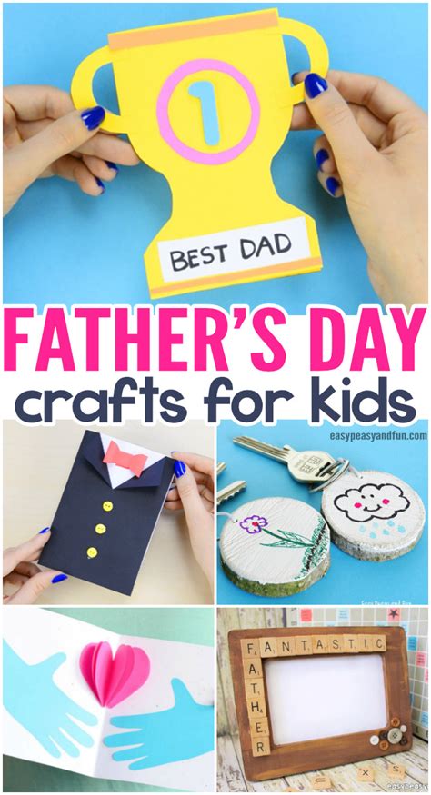 Fathers Day Crafts - Cards, Art and Craft Ideas for Kids to Make - Easy ...