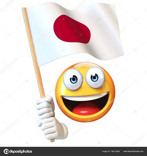 Emoticon bandera malta | Emoji Japonés Bandera Emoticon Ondeando Bandera Nacional Japón Render ...