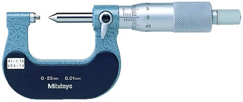 Screw Thread Micrometer 125-101 0-25mm - Viontec store