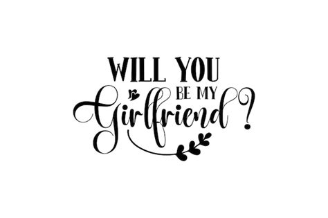 Premium Vector | Will You Be My Girlfriend Vector File