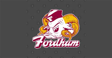 Vintage Fordham Rams Mascot - Fordham - T-Shirt | TeePublic