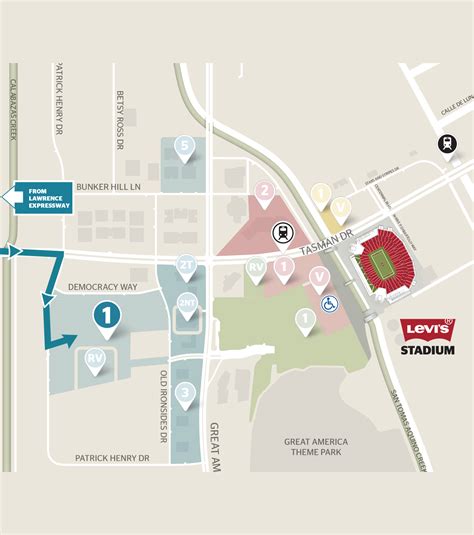 Parking Lot Maps - Levi's® Stadium