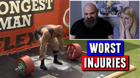 Twelve of the WORST Strongman Injuries - YouTube