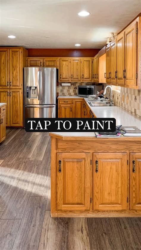 Painting Oak Cabinets Gray Before And After - Paint Color Ideas