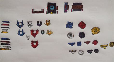 S.Ranger' Henshin Devices Parts by warriorearthmars01 on DeviantArt