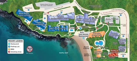 Resort Map of Napili Kai Beach, Florida | Global Resort Maps