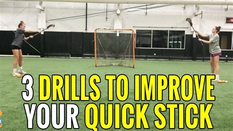 3 Lacrosse Drills to INSTANTLY Improve Your Quick Stick - YouTube