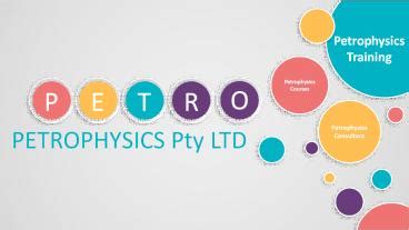 PPT – PETROPHYSICS Pty Ltd - All Petrophysics Training & Courses ...