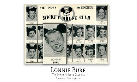 Lonnie Burr: The Mickey Mouse Club, Part 14 | Ancestral Findings