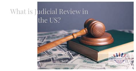 What is Judicial Review in the US? - Constitution of the United States