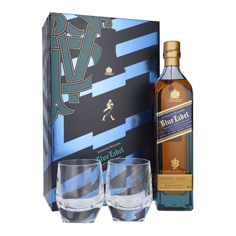 Johnnie Walker Blue Label - 2 Glass Gift Pack - 2022 Edition - Gift Ideas from The Whisky World UK