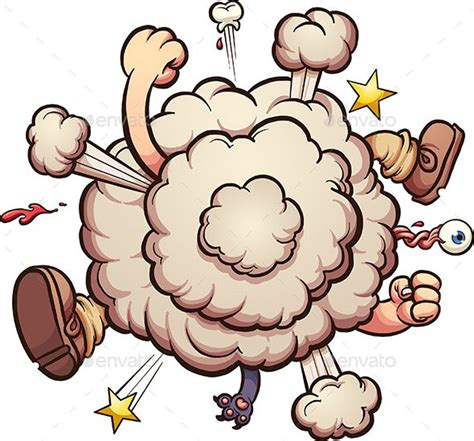 Cartoon Brawl | Illustration art, Cartoon clouds, Graffiti doodles