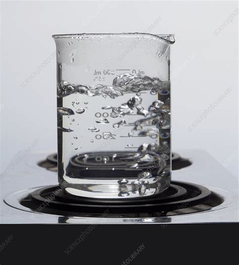 Boiling Water in a 500 millilitre Beaker - Stock Image - C027/9886 ...