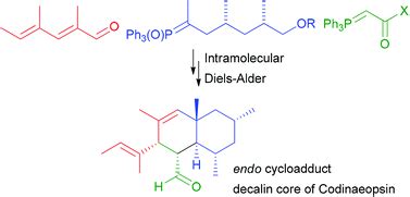 Synthesis of the decalin core of codinaeopsin via an intramolecular ...