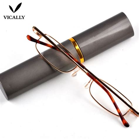 Slim Reading Glasses Portable Compact Ultra Light Older Eyewear Parents Gift Anti Eye Fatigue ...