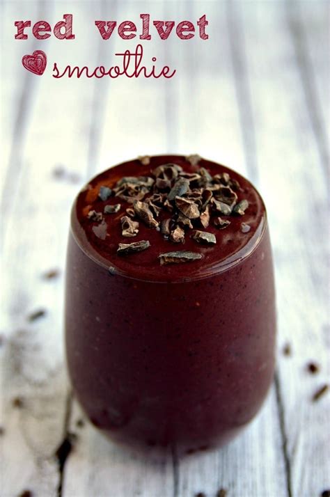 Red Velvet Smoothie - Blissful Basil