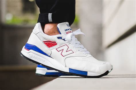 New Balance 998 White Red Blue - Sneaker Bar Detroit