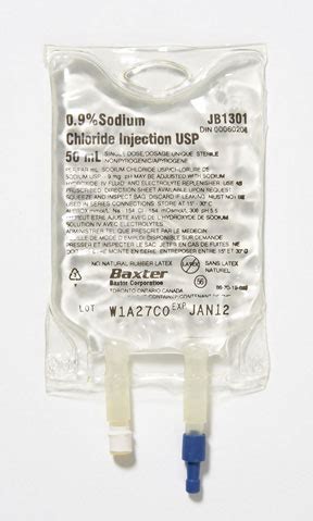 Normal Saline 0.9% Sodium Chloride 50ml Mini-bag For Injections « Medical Mart