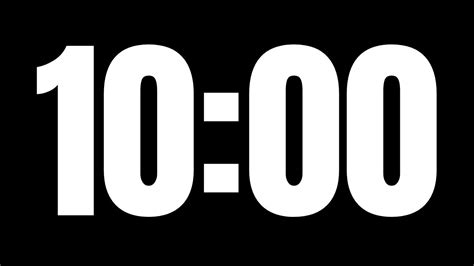 10 Minute Timer Countdown No music! #timer - YouTube