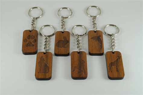 Personalized Favorite Animal Keychain Laser Cut and Engraved - Etsy UK