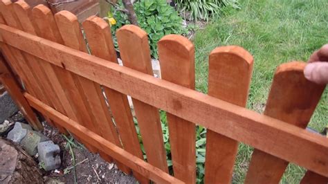 How to build a Garden Fence D I Y. - YouTube