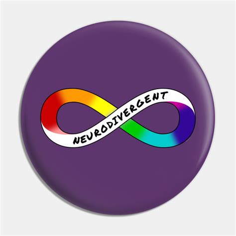 Neurodivergent - Rainbow Infinity Symbol for Neurodiversity Actually ...