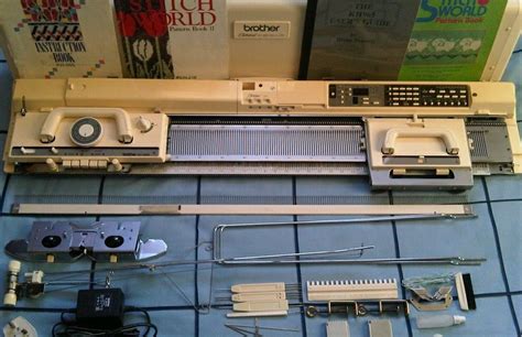 Brother Electronic knitting machine KH 965 Electroknit Strikmaschine complete | Machine knitting ...