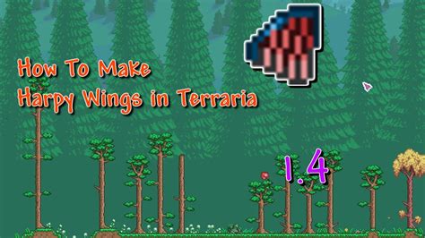 How To Make Harpy Wings In Terraria 1.4 - YouTube