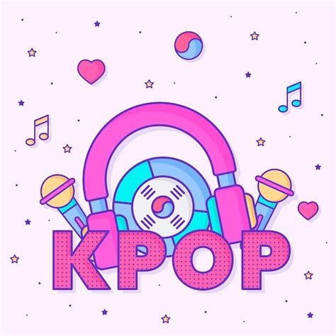 K-pop music concept | Free Vector