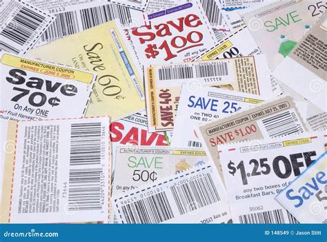 Coupons stock image. Image of save, cheap, cutting, shopping - 148549