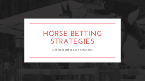 Profitable Horse Betting strategies - Horsebetting