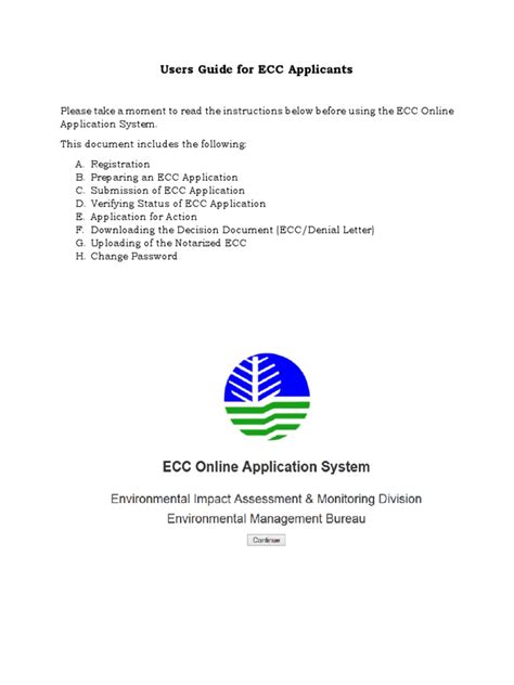 Ecc Online Guide For Applicants | PDF | Icon (Computing) | Login