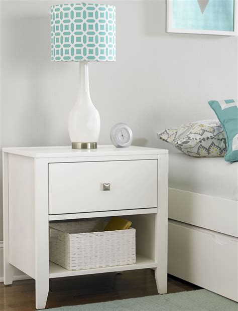 Pulse White Nightstand from NE Kids | Coleman Furniture