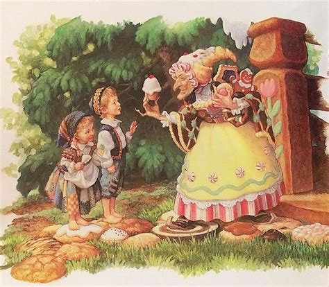 Hansel and Gretel and witch | Fairytale art, Fairy tales artwork, Illustration