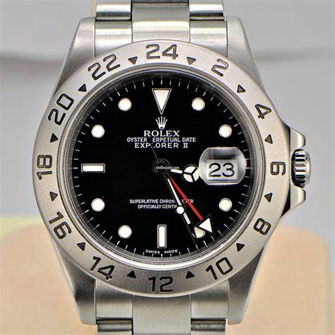 Rolex Explorer II 40mm / Black Dial / Y Series / 16570 for $5,950 for sale from a Trusted Seller ...