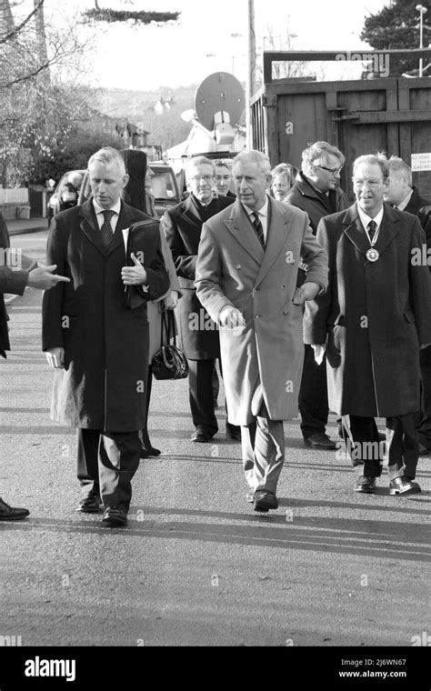 Prince Charles on his annual visit to North Wales Stock Photo - Alamy