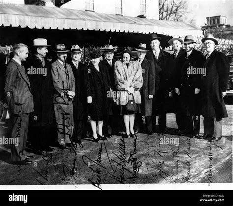 Photograph of President Harry S. Truman with Cabinet and Family Leaving ...