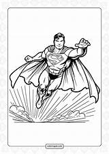 Free Superman Coloring Pages sketch template