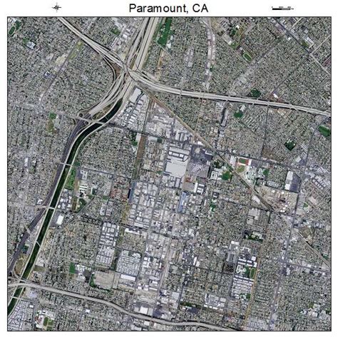 Aerial Photography Map of Paramount, CA California