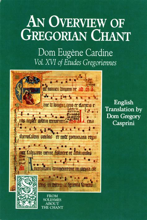 An Overview of Gregorian Chant