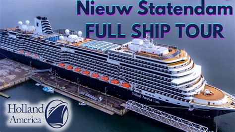 Holland America, Nieuw Statendam Full Ship Tour, 2022 — Home