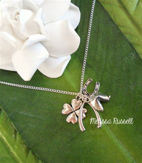 SALE Ultimate Silver Lucky Charm Necklace Four Leaf - Etsy